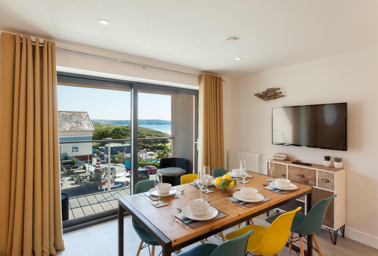 11 Woolacombe West - Luxury Apartment At Byron Woolacombe, Only 4 Minute Walk To Woolacombe Beach! ภายนอก รูปภาพ